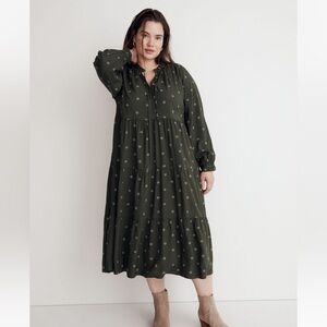 Plus Size Madewell Midi Tiered Dress